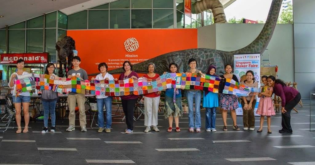 Yarnbombing Singapore Phase 1 AGY TEXTILE ARTIST