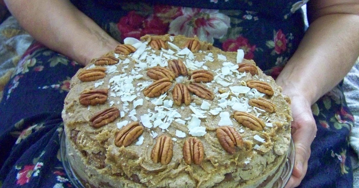 Vegas In The Raw German Chocolate Cake For My Husband's Birthday Dinner