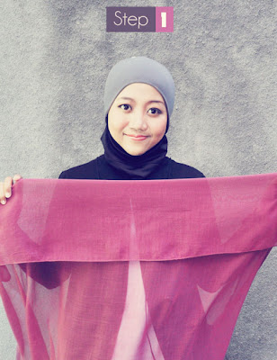 Cara Memakai Jilbab Paris Segi Empat Modern Cara Memakai Jilbab Paris Segi Empat Modern