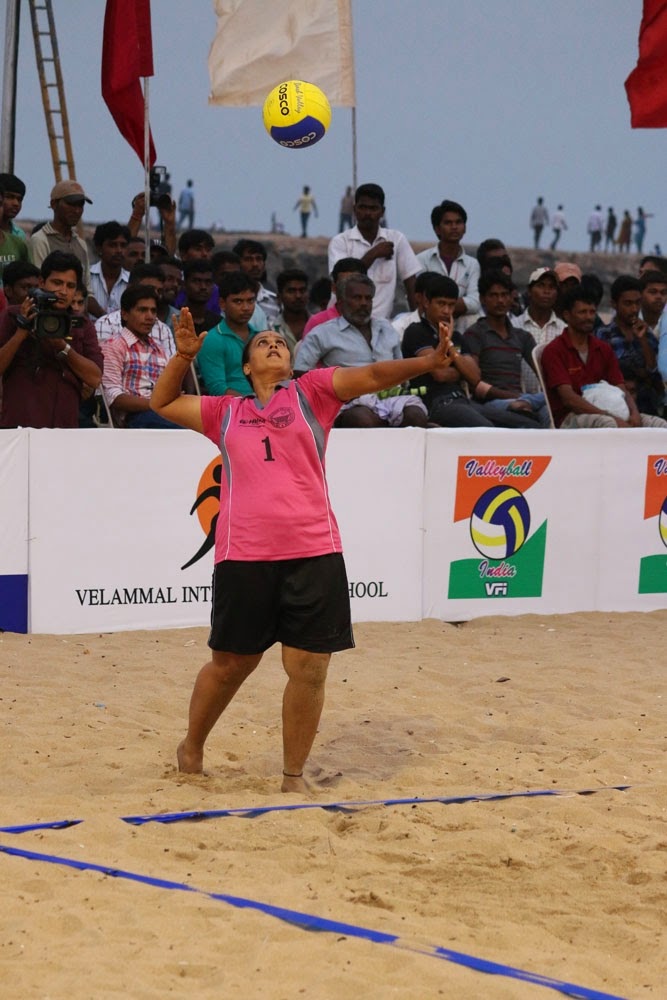 Tamilnadu Womens Team Beach Valley Ball Chamipion In National Beach