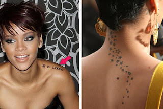 Rihanna Tattoos, Tattooing