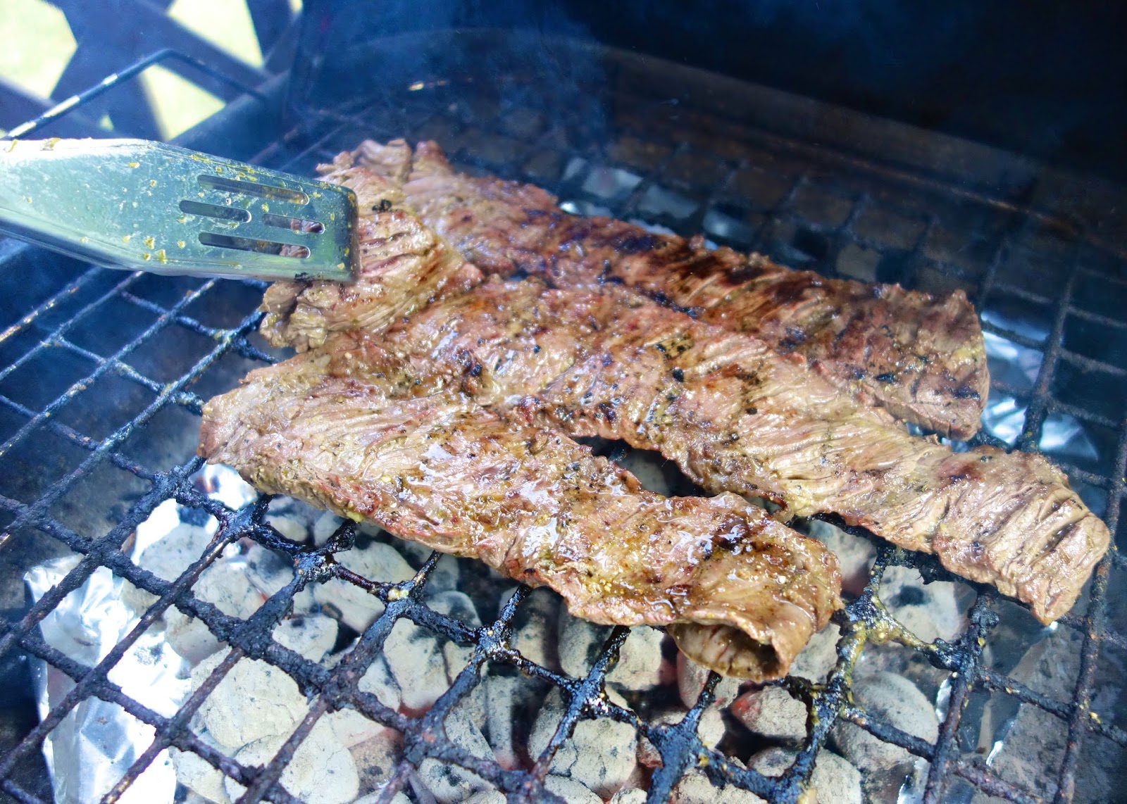 Orange Pesto Skirt Steak Plain Chicken
