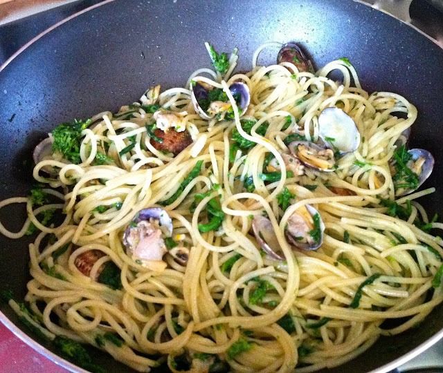spaghetti_vongole_cime_di_rapa_broccoletti_broccoli_pasta