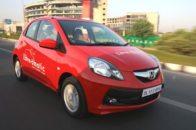 honda brio automatic front view