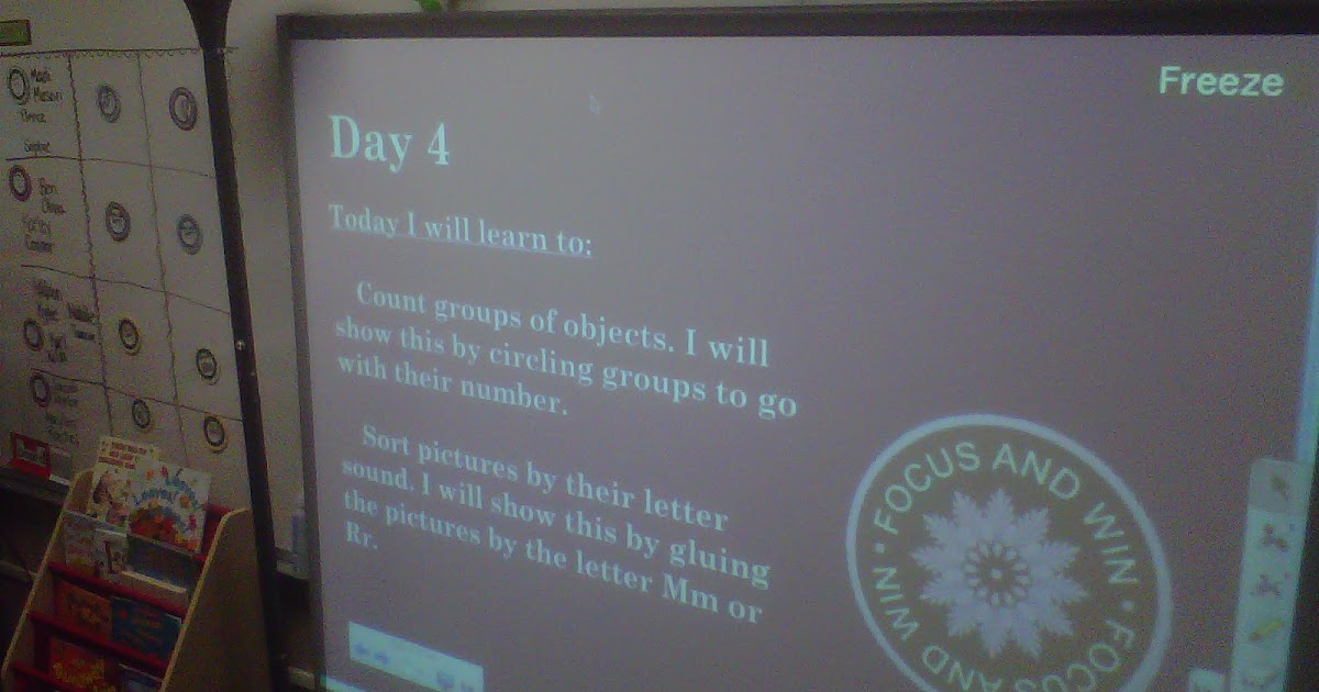 Miss Smith's Kindergarten Learning Targets