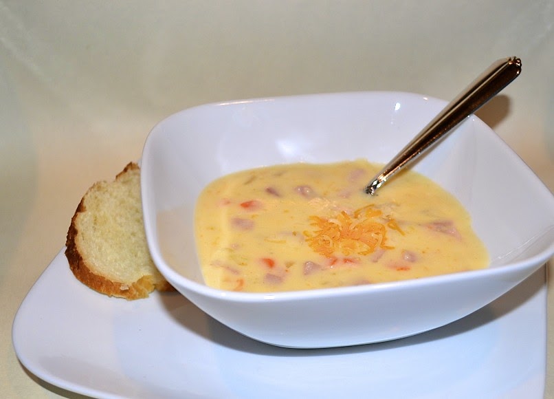 Boy Cheese Sandwich Cheddar Ham Soup