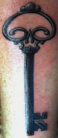 Adam Lambert key tattoo
