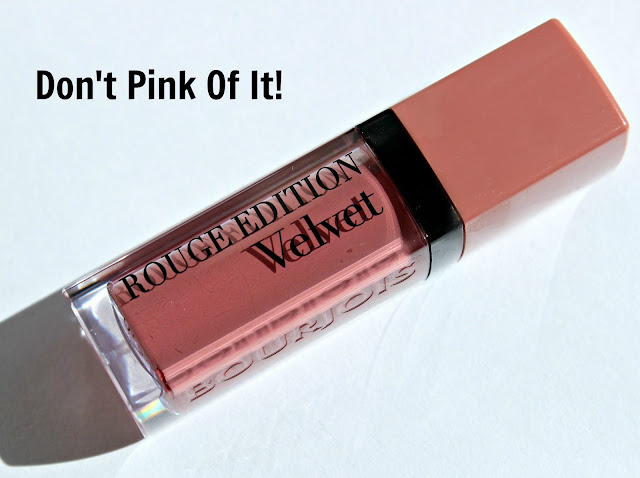 A picture of the Bourjois Rouge Edition Velvet Don't Pink Of It!