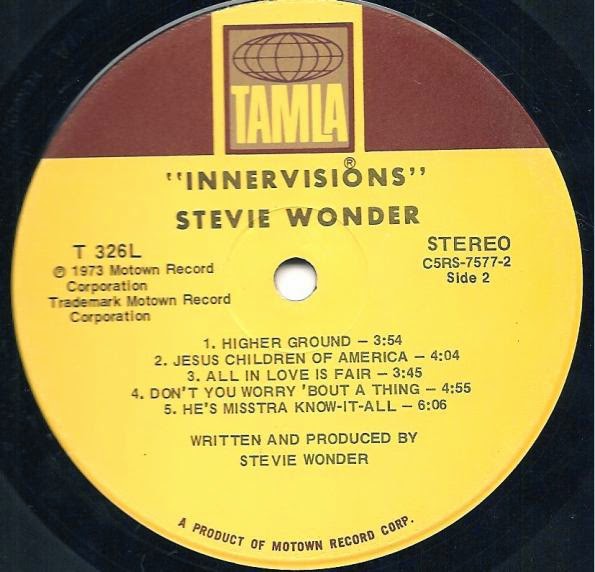 Stevie Wonder - Innervisions Lyrics and Tracklist Genius