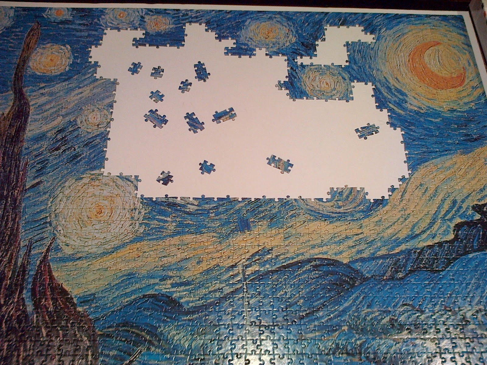 NUESTRA AFICIÓN A LOS PUZZLES LA NOCHE ESTRELLADA (ACABADO)