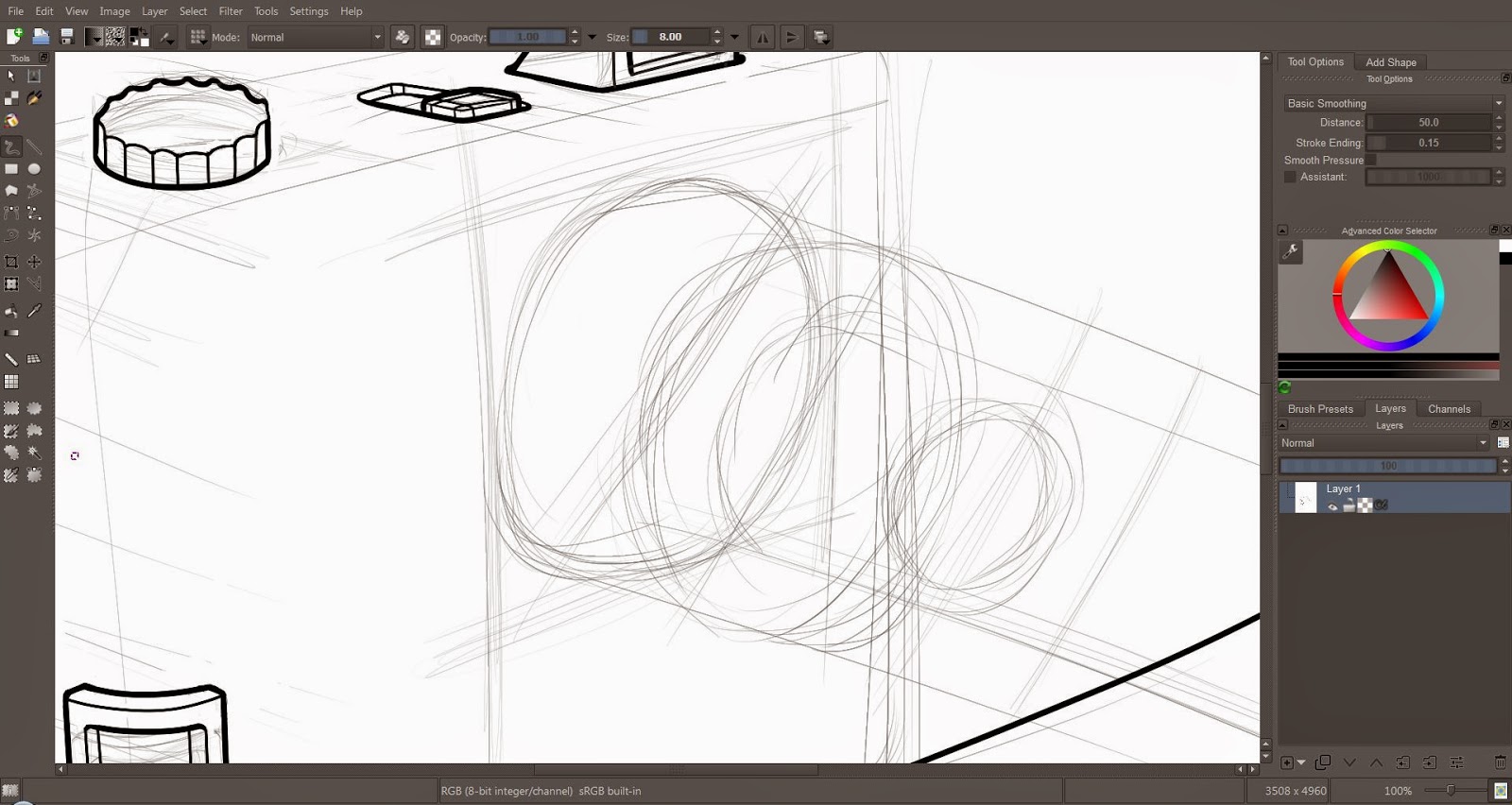 Drawing Smooth Lines With A Tablet : Design for students how to draw product style