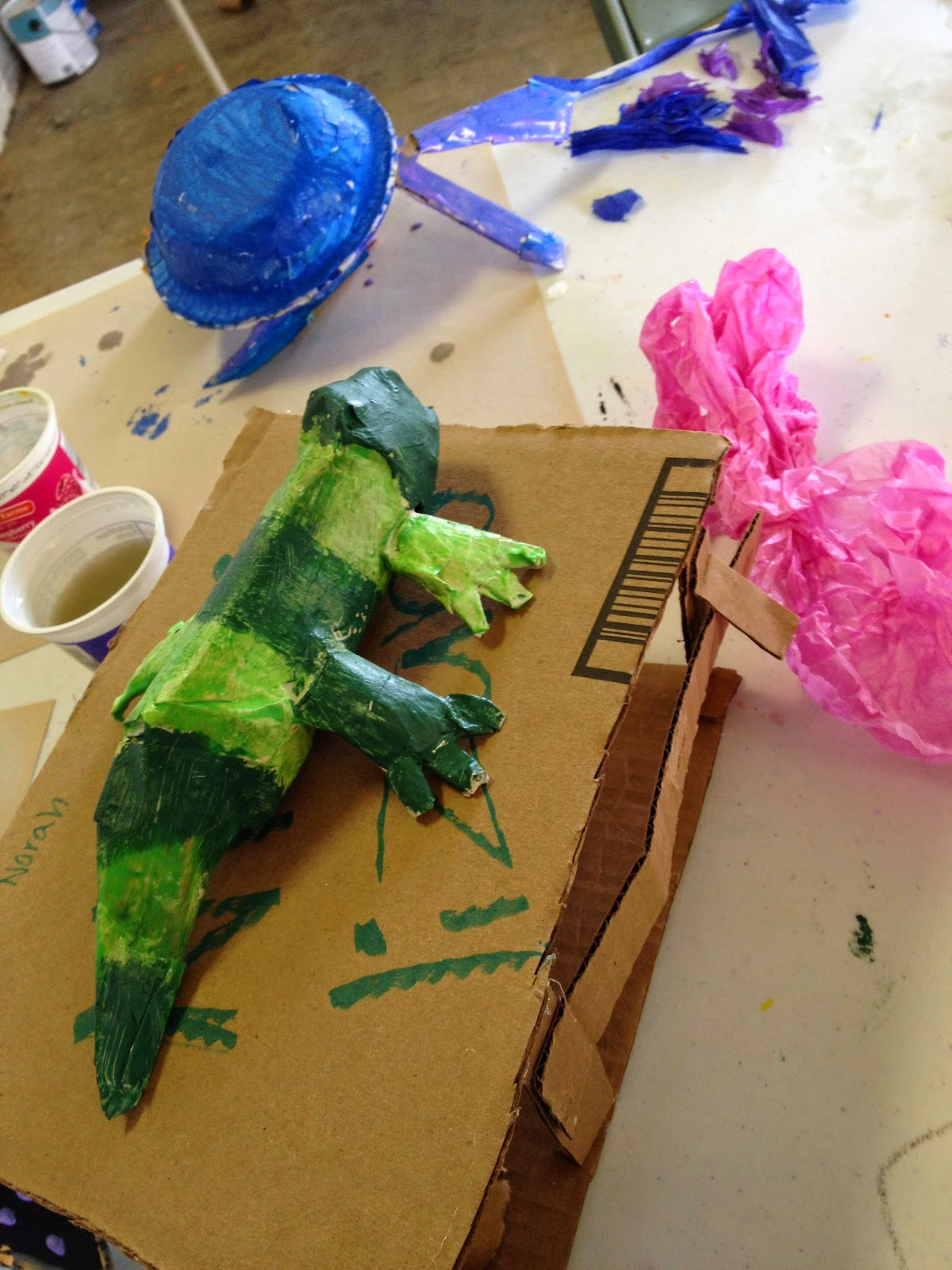 Art With Aubrey Paper Mache Summer Art
