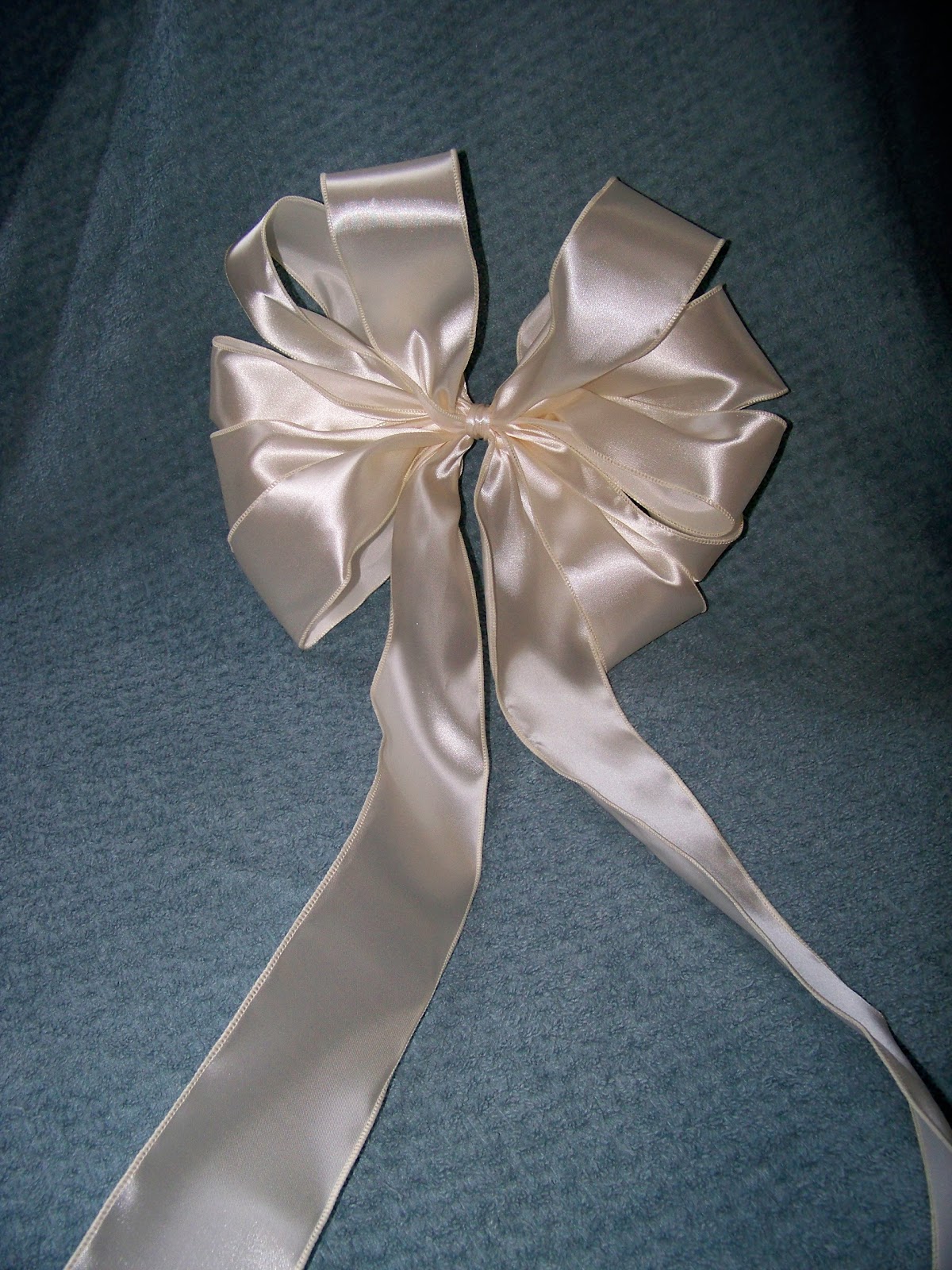 Road to the Aisle Michelle & Sean's DIY Wedding DIY Pew Bow