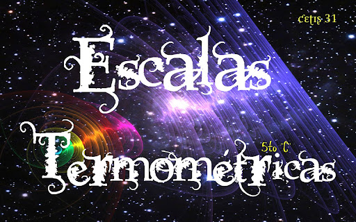 Escalas Termométricas