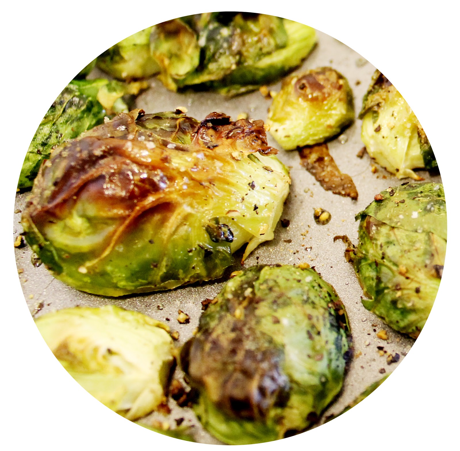 Now is magic Roasted Brussel Sprout Pesto Pasta