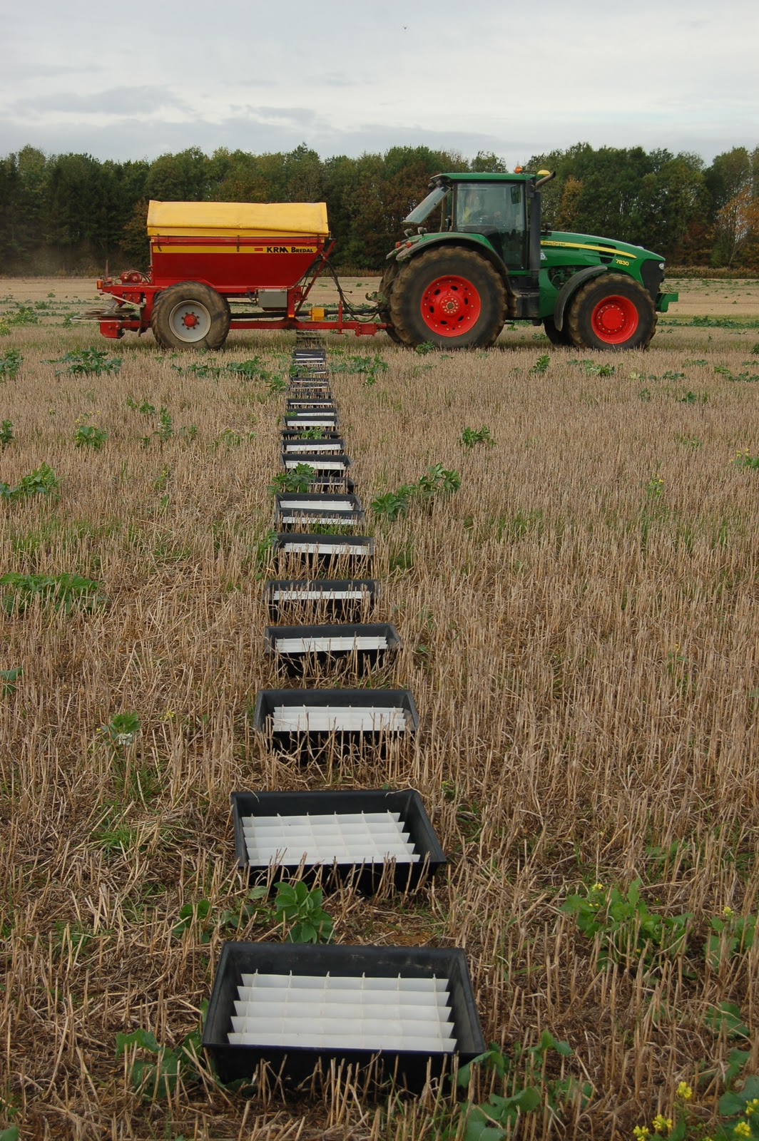 Farmer Jake Testing Our Fertiliser Spreader