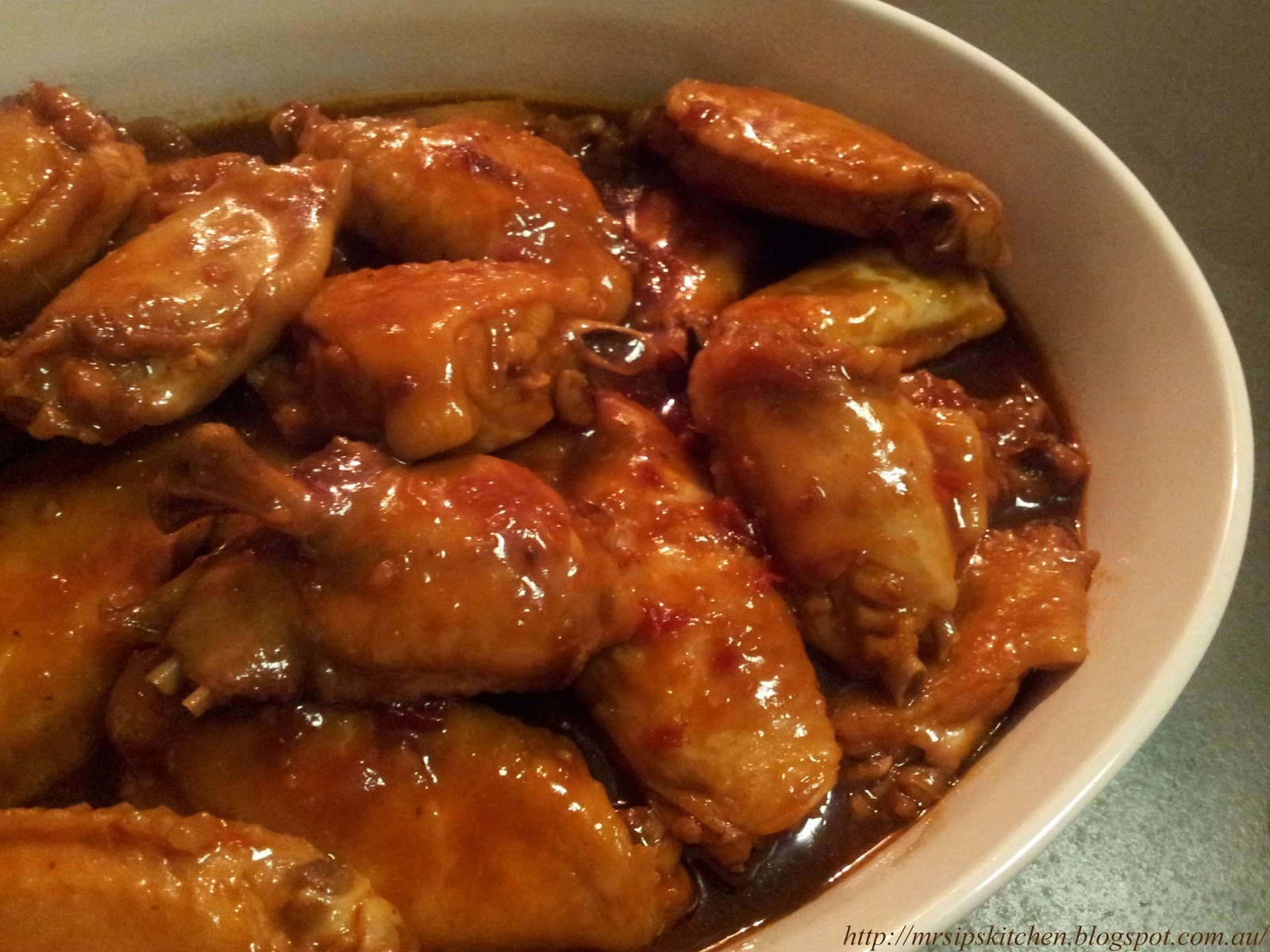 Mrs. Ip's Kitchen Sweet Chilli Chicken Wings