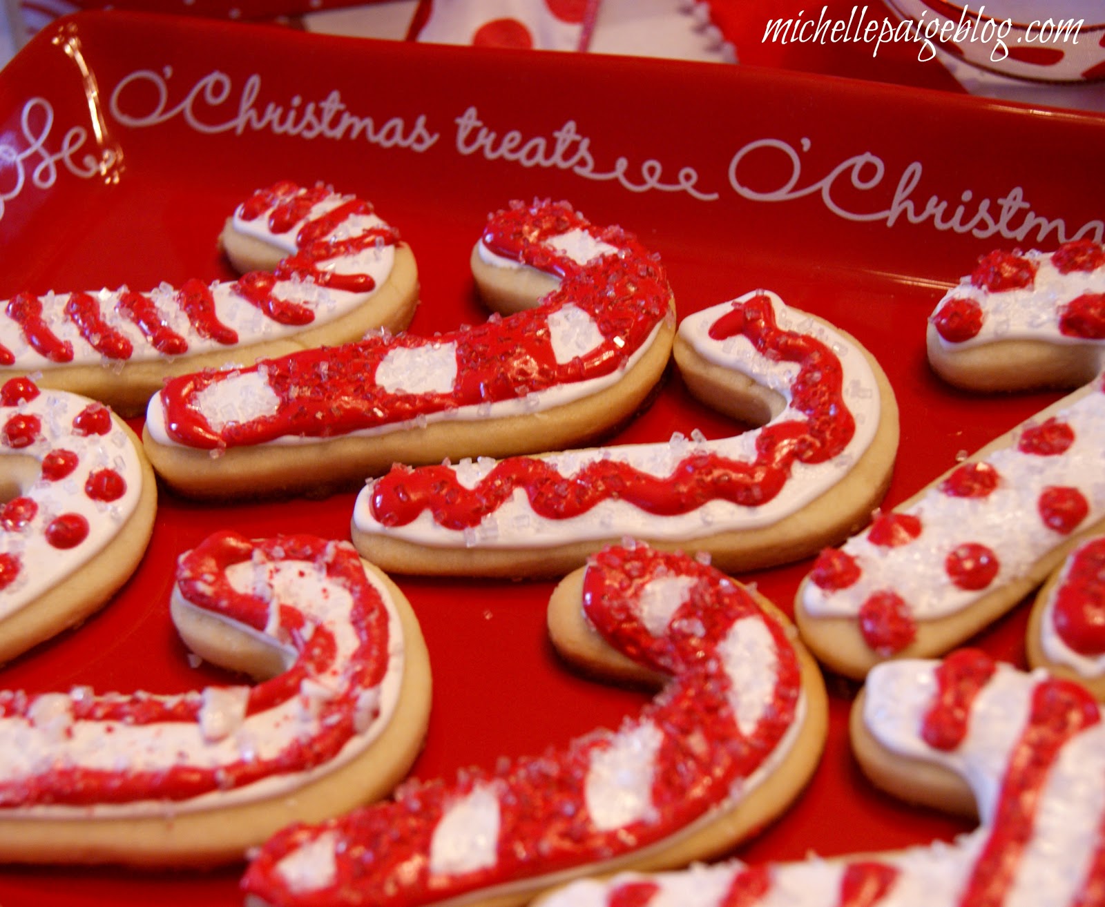 michelle paige blogs Candy Cane Sugar Cookies