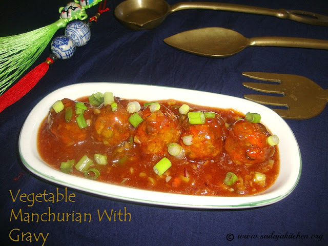 images of Vegetable Manchurian Recipe / Mixed Vegetable Manchurian With Gravy / Chinese Manchurian Recipe