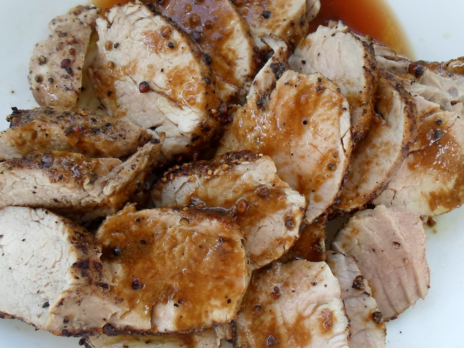 Happier Than A Pig In Mud Pork Tenderloin Au Poivre Pork with cracked