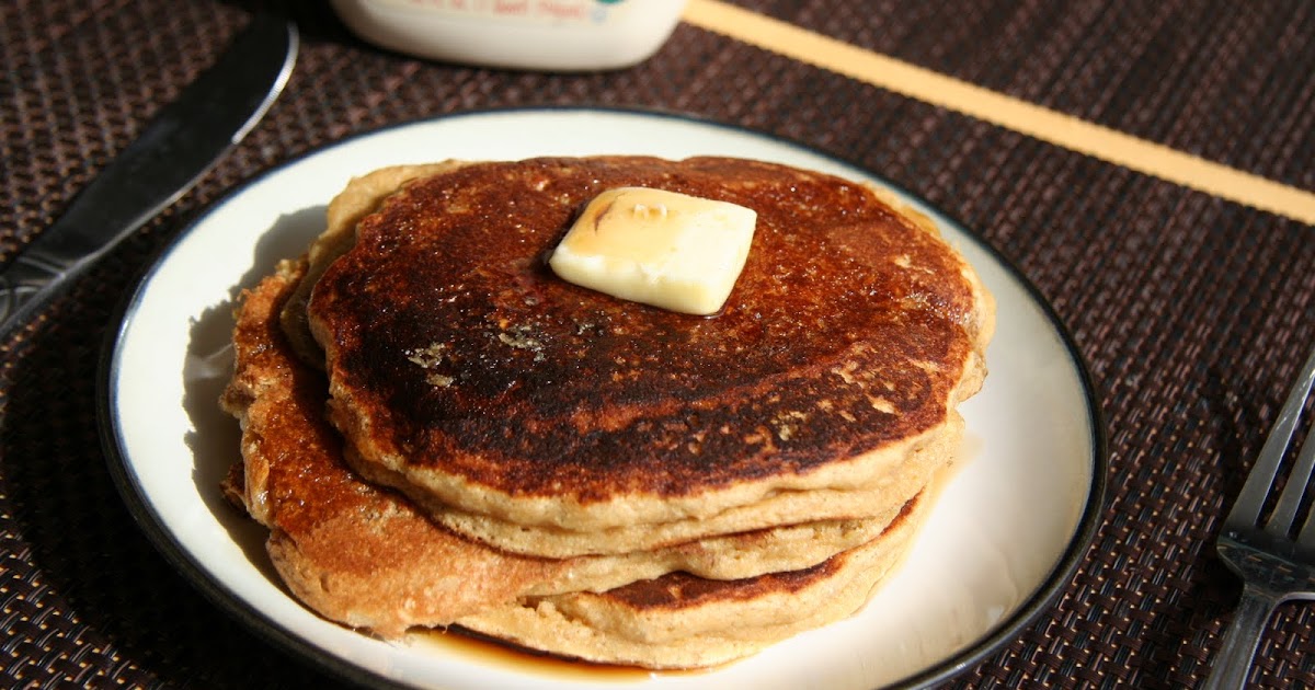 Kneady Sweetie Whole Wheat Peanut Butter Pancakes
