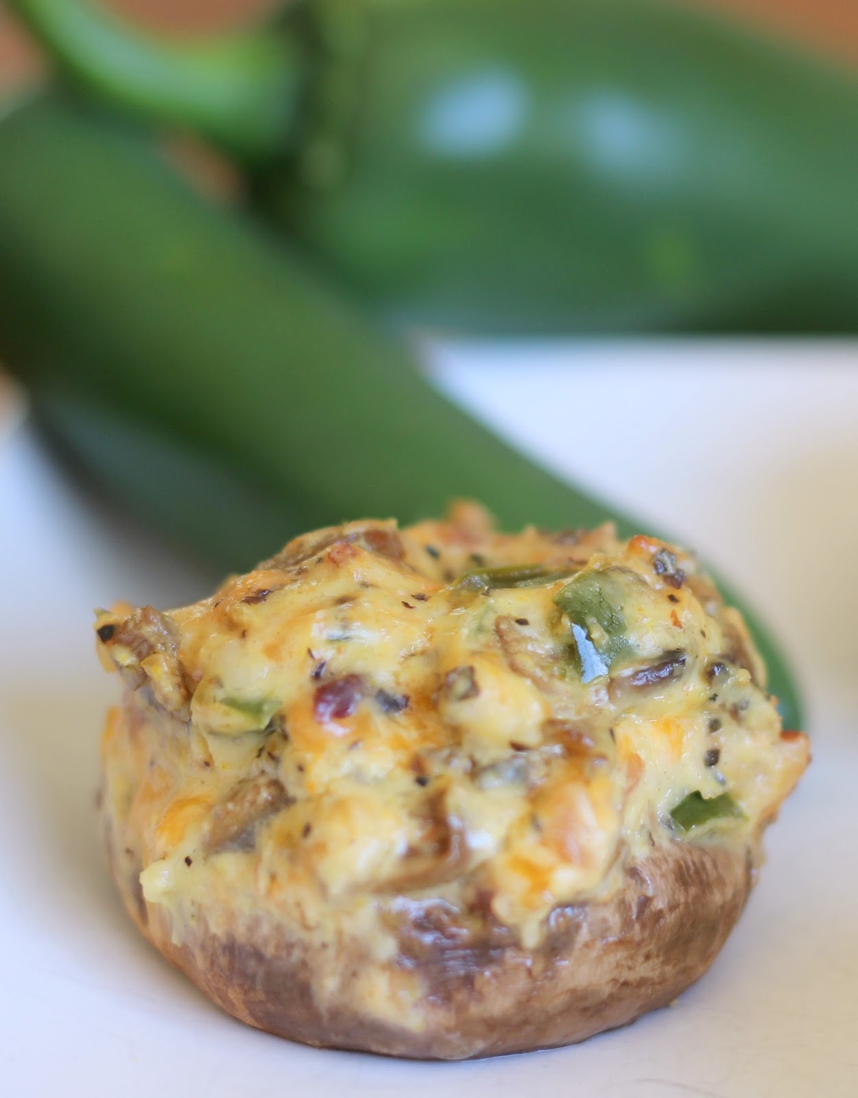 Sunny Days With My Loves Adventures in Homemaking Jalapeño Popper Mushrooms