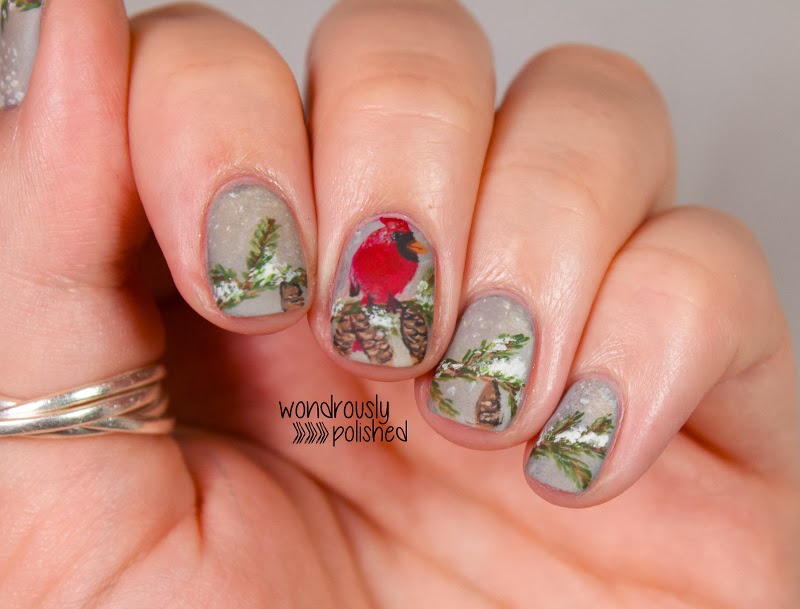 Winter Animal Nail Art Stickers - wide 9