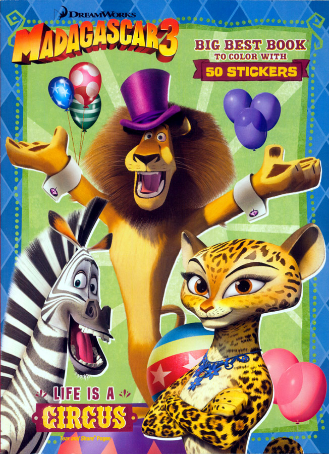 Scott Neely's Scribbles and Sketches! MADAGASCAR 3 Book Is Out Now!