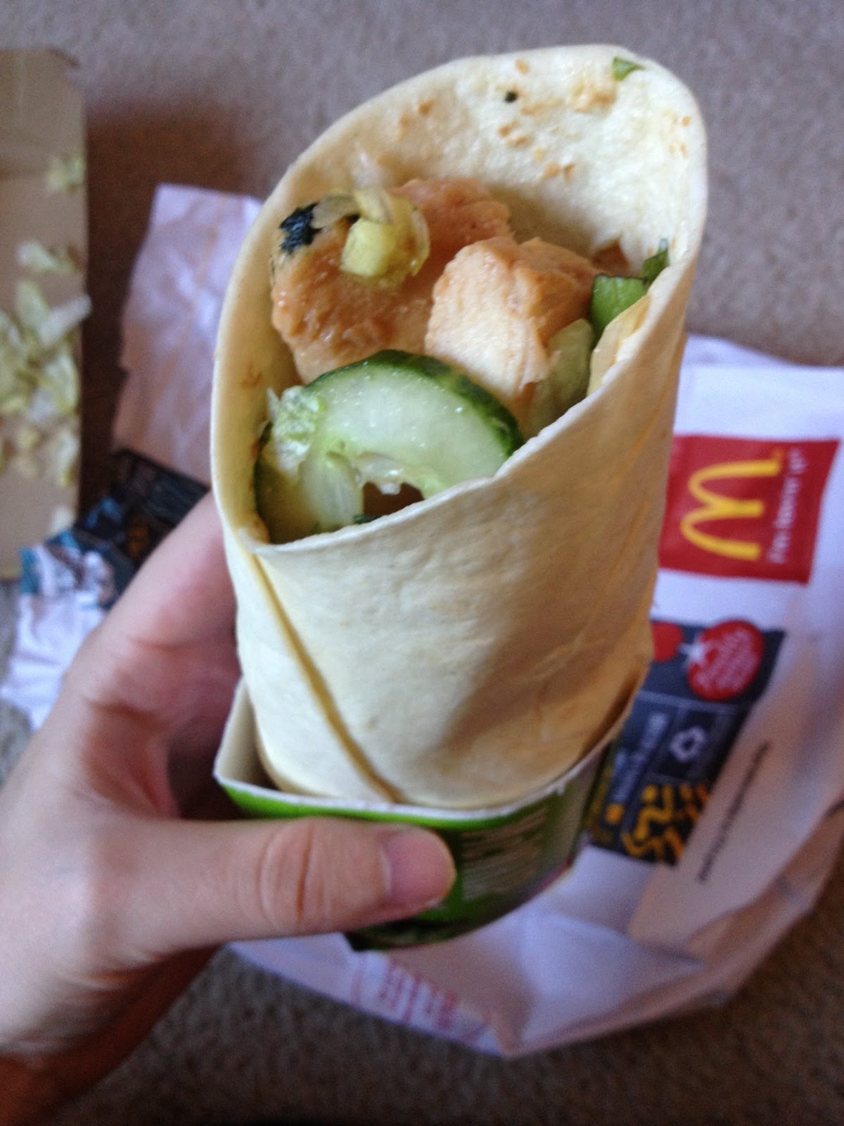[47]Reviews Food Review (Sweet Chili Chicken Premium McWrap from