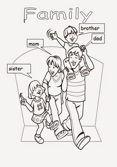 Educacion Infantil Imagen De La Familia En Ingles