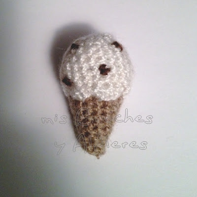 helado amigurumi