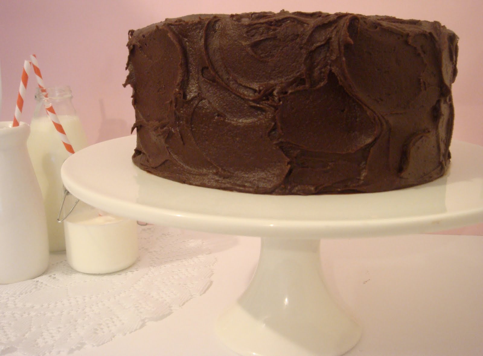 butter hearts sugar Chocolate Cake