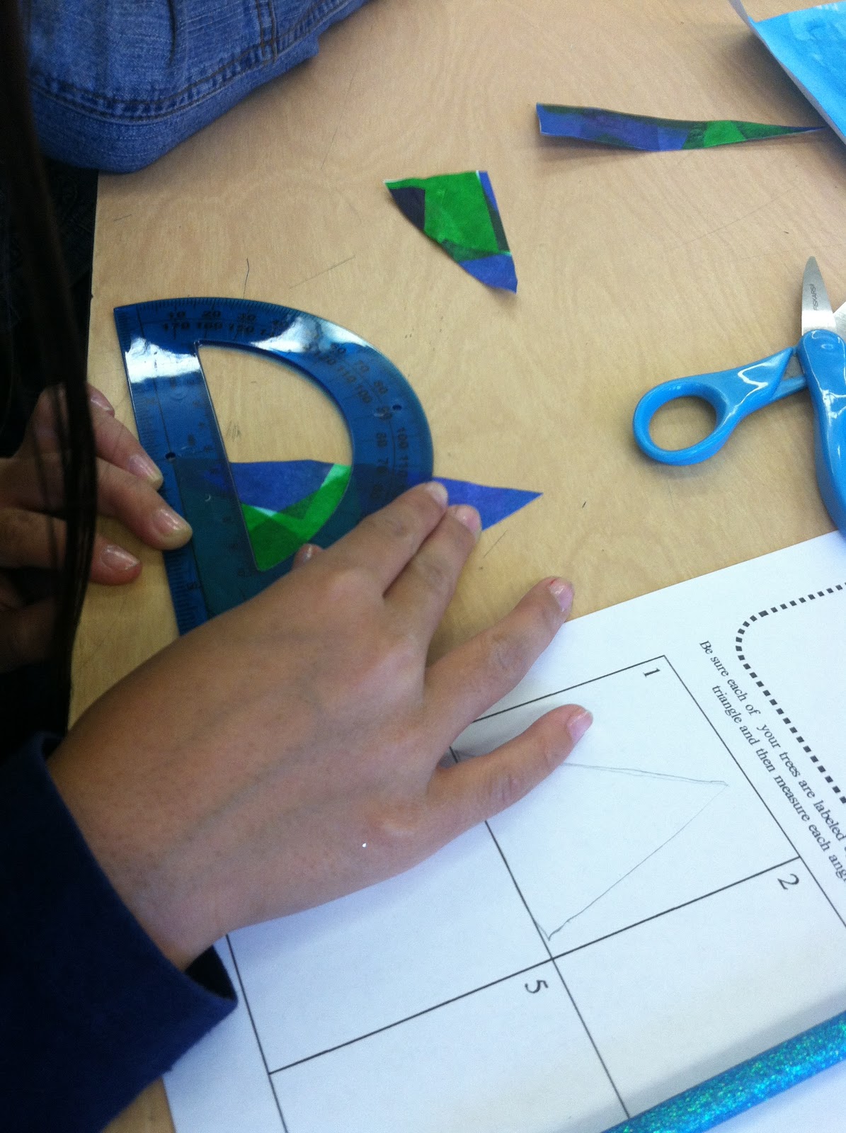 Christmas Tree Forests...and protractors Teaching in Room 6