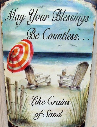 may your blessings be as countless like grains of sand