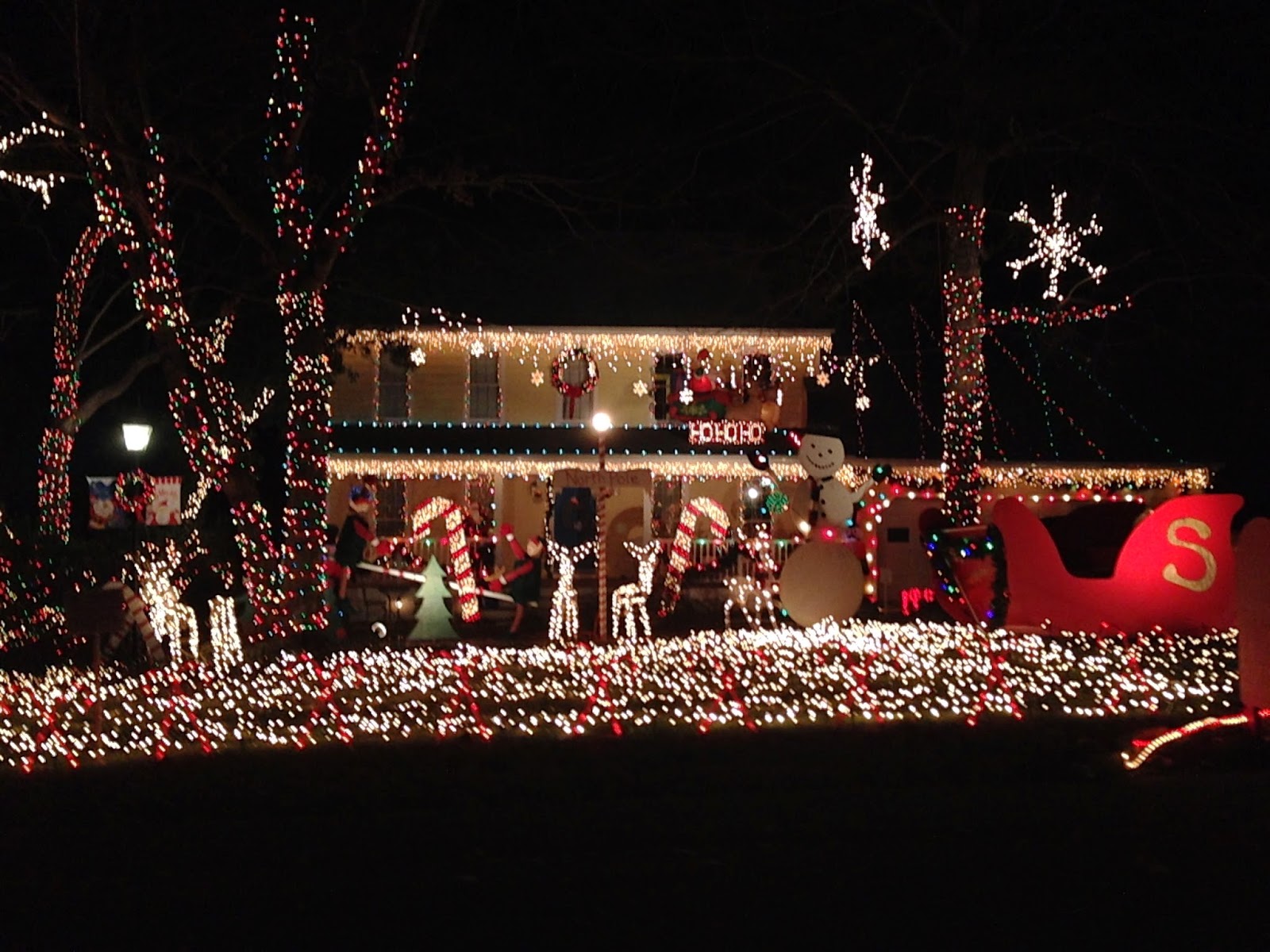 The Queen City Buzz (Christmas) Lights over Charlotte...