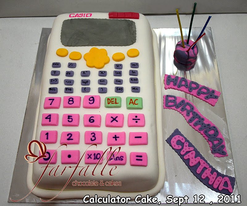 Farfalle Chocolate & Cakes Calculator Cake