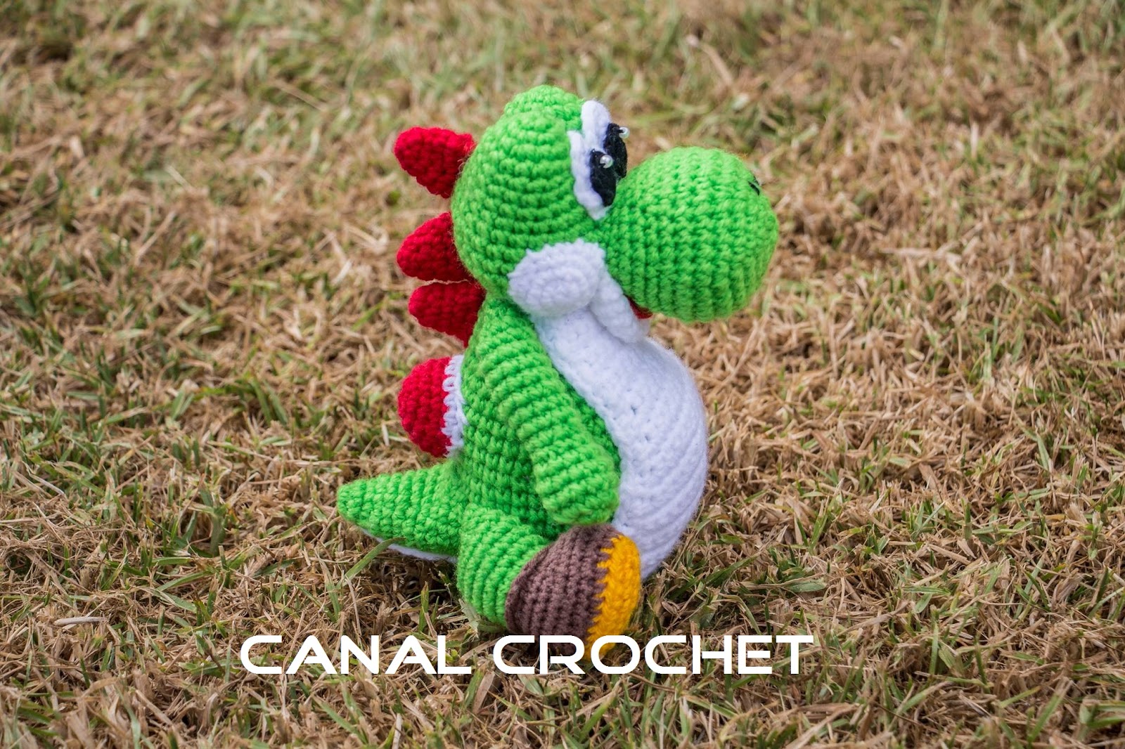 CANAL CROCHET: Yoshi amigurumi patron libre.