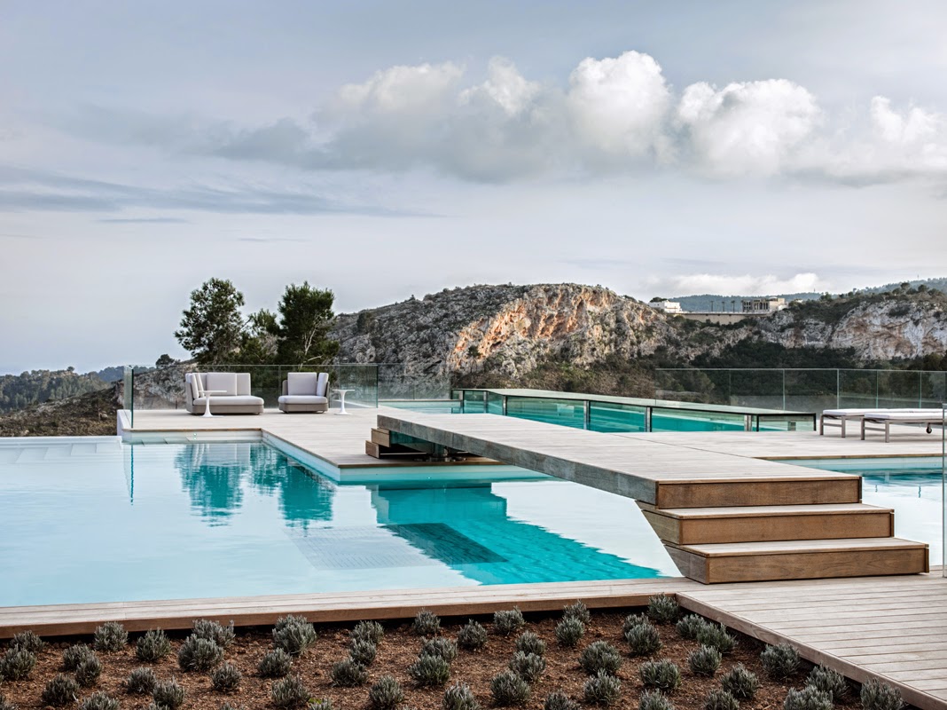 pool villa chameleon mallorca spain pool