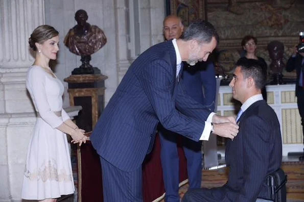 Spanish Royals deliver 'Order of the Civil Merit' awards. King Felipe VI of Spain and Queen Letizia of Spain attend the 'Order of the Civil Merit' ceremony 