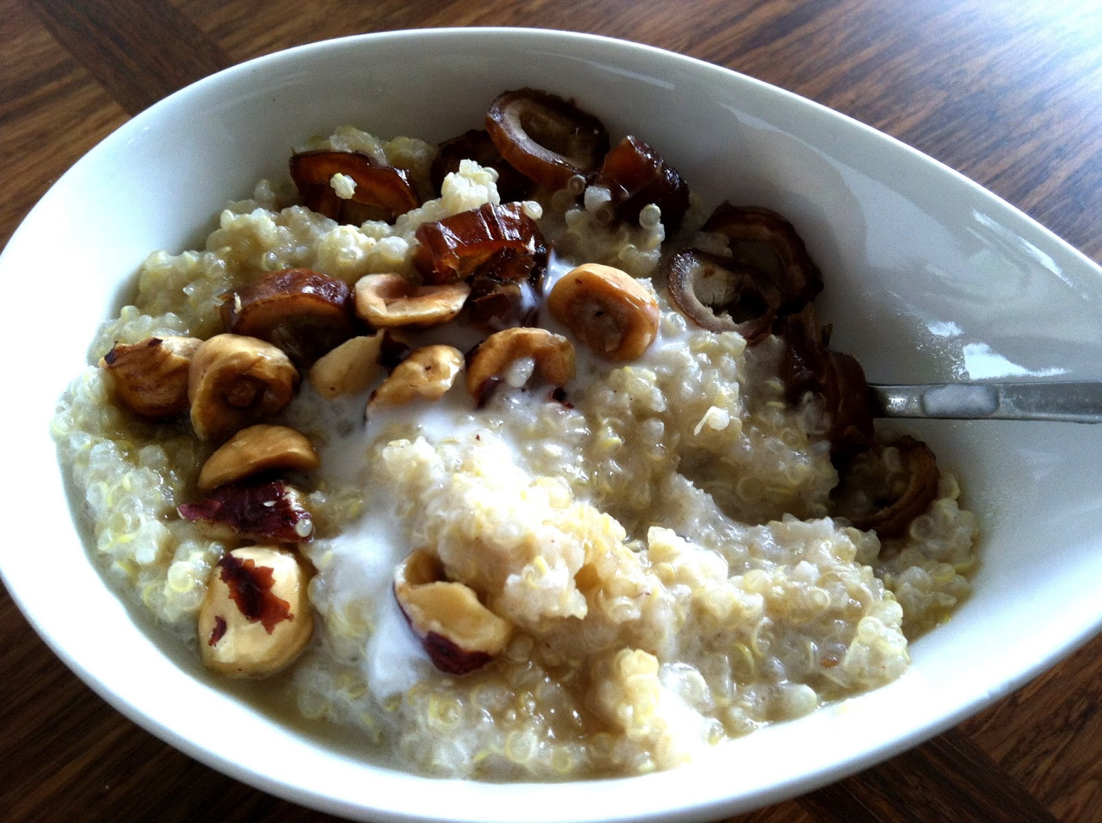 Eating Well in Gig Harbor HazelnutCoconut Milk Breakfast Quinoa