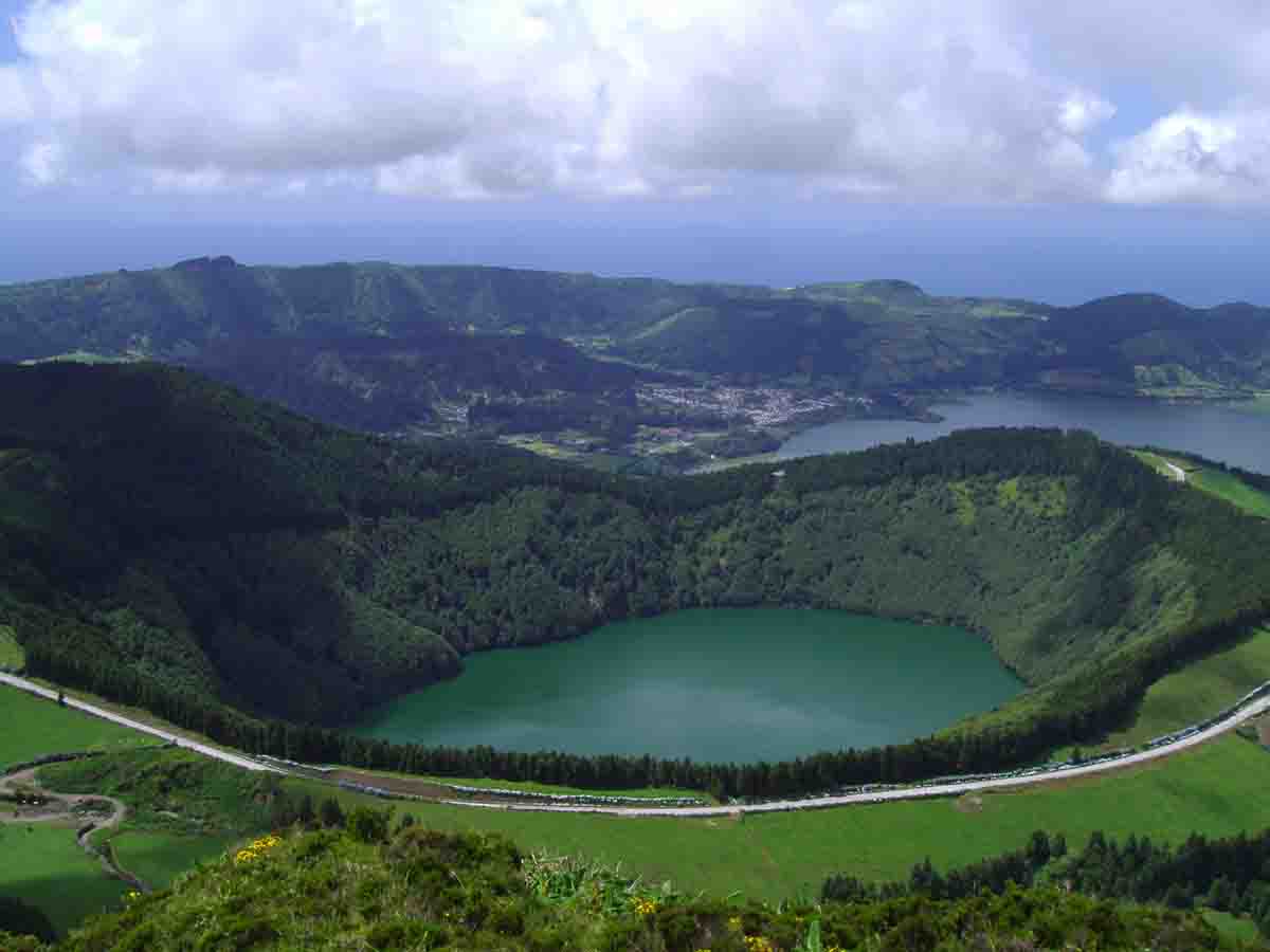 No viviendo en un mundo vivo Lagoa das Sete Cidades