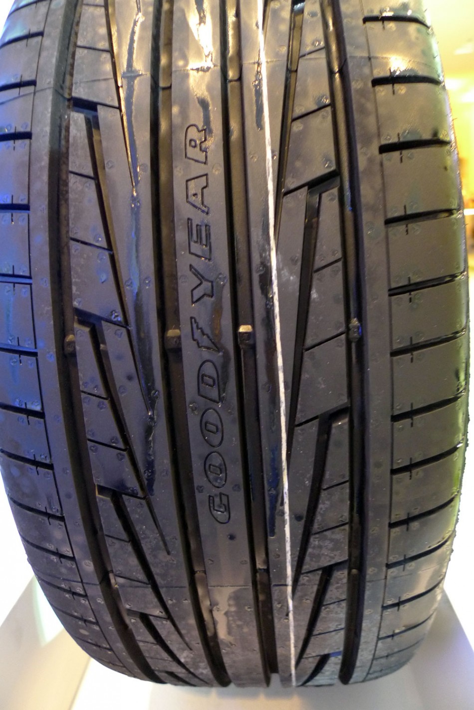 The VW Polo Goodyear’s Eagle F1 Directional 5 Ultra High Peformance tyres