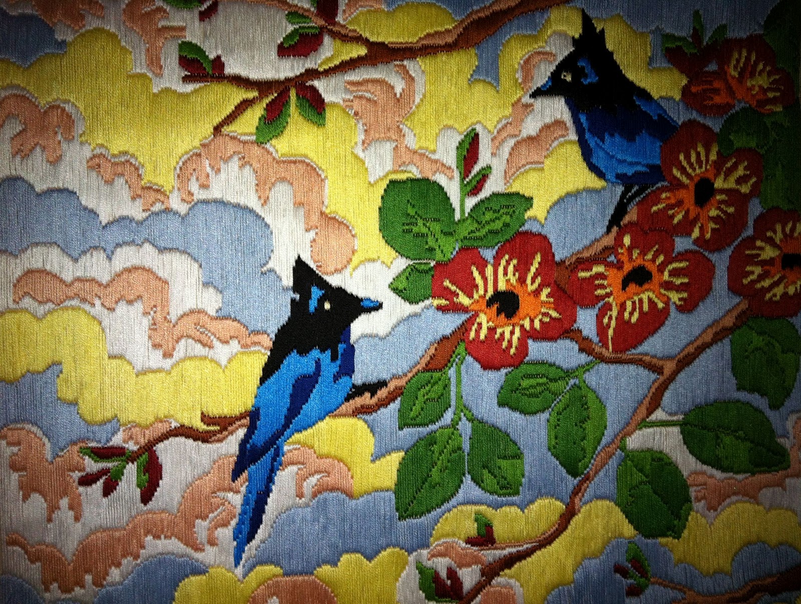 Monde créatif Long stitch embroidery...