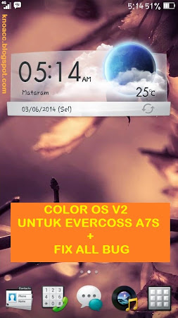 Custom ROM Oppo (ColorOS V2) untuk Evercoss A7S [FIX]