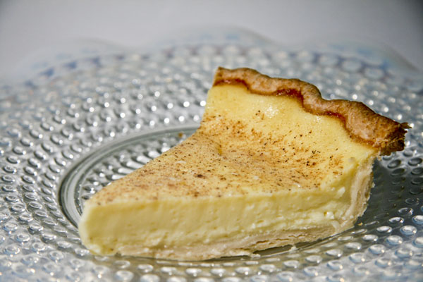 egg custard pie