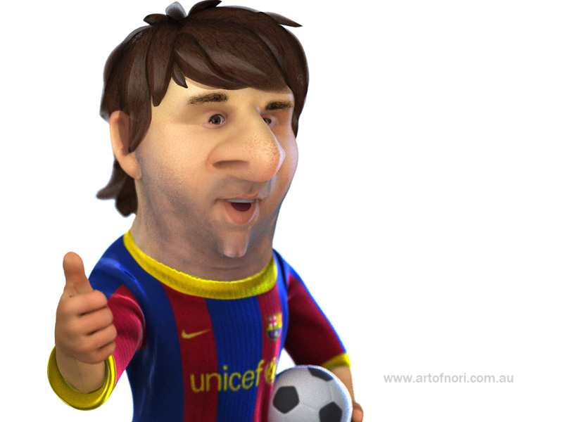 Basically an art blog: Baby Lionel Messi