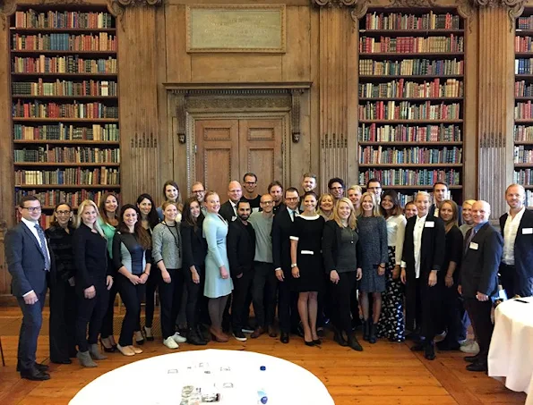 Pregnant Crown Princess Victoria and Prince Daniel attended a workshop with Professor Tina Seelig of Stanford University 