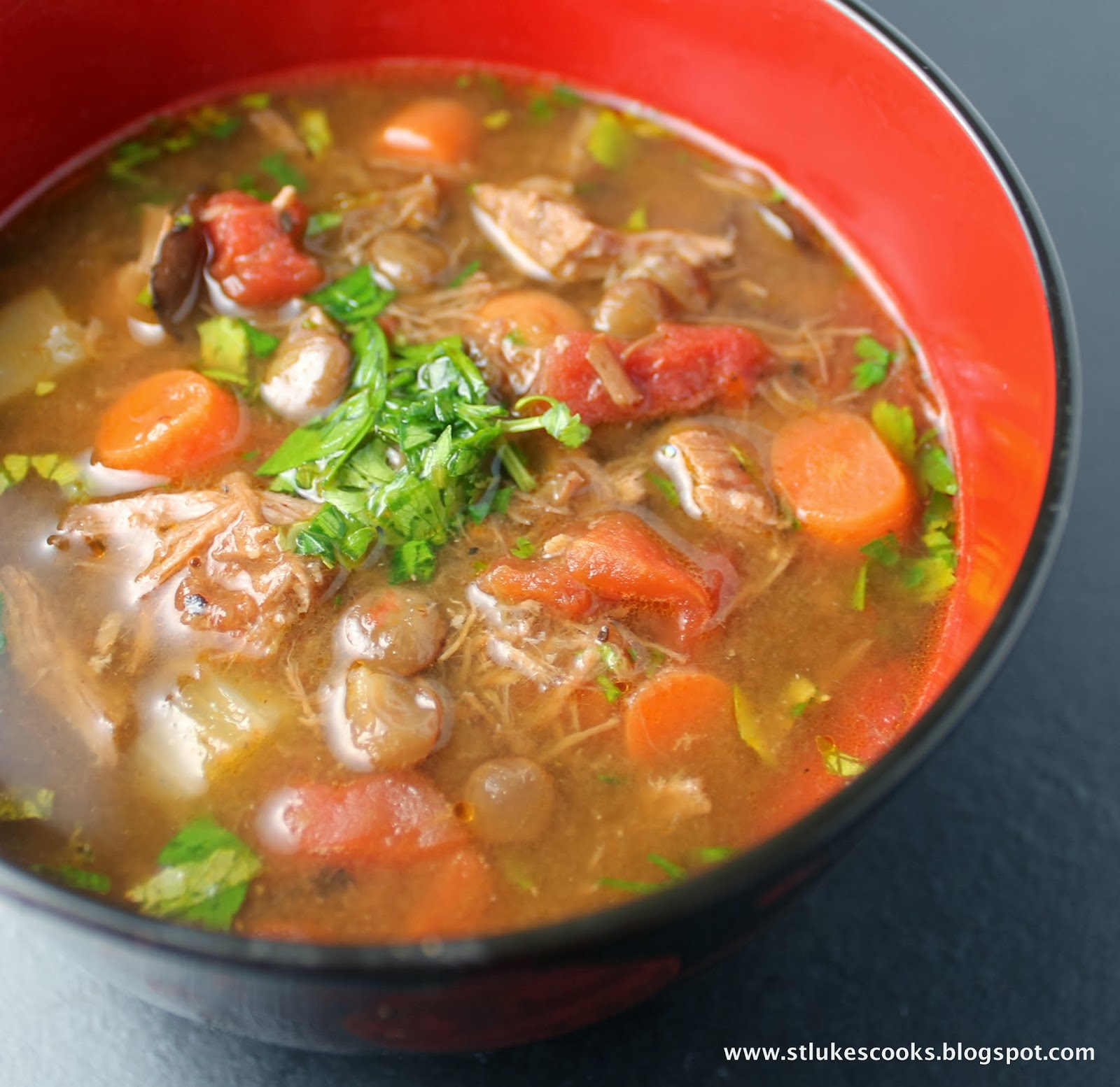 St. Luke's Cooks Spiced Lentil Soup with Beef