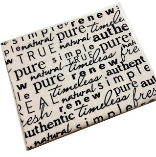 Authentic text fabric by Moda