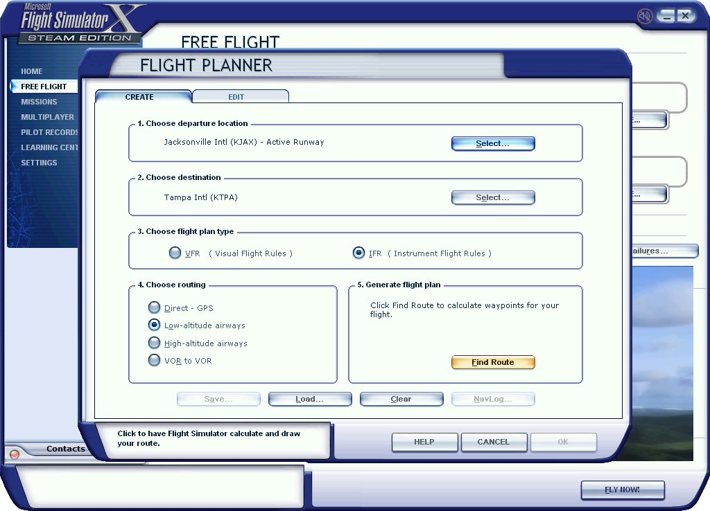 flight plans fsx